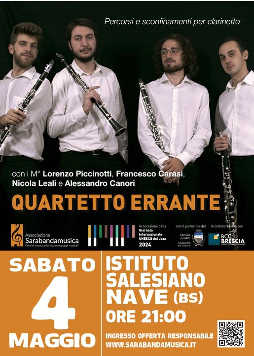 Suoni&Parole "Quartetto errante"